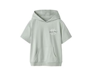 name it Sweatshirt Kurzarm weiß pale aqua 158/164
