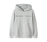 name it Sweatshirt mit langen ärmeln und brusttasche Light Grey Melange 146/152