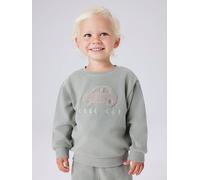 name it Sweatshirt "Obear" in Grün - Größe 116 | Kinder Sweatshirts Jacken