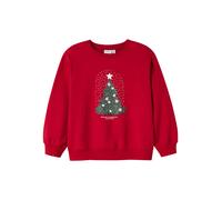 name it Sweatshirt "Rili" in Rot - Größe 134/140 | Kinder Pullover