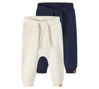 Sweathose NAME IT "NBNTAKKI 2P SWEAT PANT NOOS" Gr. 68, N-Gr, blau (dark sapphire) Baby Hosen (71275305-68) dark sapphire
