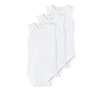 Name It Baby-Body NBNBODY 3P Tank Solid White Größe 74 weiß (Bright White)
