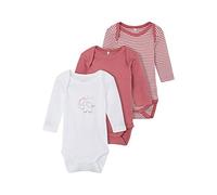 NAME IT Unisex Baby Nbnbody 3p Y/D Core Noos Schlafanzug, Mesa Rose, 56 EU