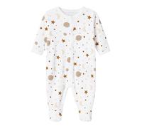 NAME IT Unisex Baby Nbnnightsuit W/F Planet Noos, Bright White, 98