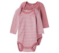 NAME IT Unisex NBNBODY 2P LS Y/D CORE NOOS Body, Mesa Rose, 50