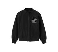 NAME IT Unisex NKNMAIN Bomber Jacket PB Bomberjacke, Schwarz, 134