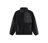 Name IT Unisex Nknmyles Jacket Noos Fleecejacke, Schwarz, 128 EU