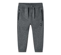 Sweathose NAME IT "NMMVIMO SWE PANT BRU NOOS", Jungen, Gr. 110, N-Gr, grau (dunkelgrau melange), Sweatware, Obermaterial: 60% Baumwolle, 40% Polyester, unifarben, regular fit normal, Hosen Sweathose (