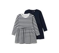 Name It Vivia Mini Langärmliges Kurzes Kleid 2 Einheiten