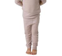 Leggings NAME IT "NMNWAX WOOL RIB LEGGING NOOS", Mädchen, Gr. 98, N-Gr, beige (violet ice), Strick, Obermaterial: 100% Wolle, unifarben, slim fit knöchellang, Hosen Leggings, aus reiner Merinowolle (2