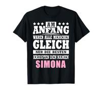 Name Simona Vorname Namensgeschenke Namenstag Fun T-Shirt