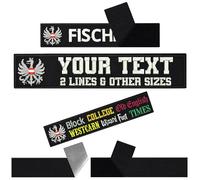 Namensschilder für Kleidung Österreich Adler Klett Patch personalisiert | Patch Klett Militär Aufnäher Namensschild Klett Militär Rucksack Patches mit Klett | 125x25mm