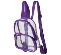 NAMOARLY 1stück Transparenter Mini-Rucksack Für Mädchen PVC Wasserdichter Und Staubdichter Schulranzen Für Outdoor-Sport Und Leicht Und Tragbar Für Mädchen Und Jungen