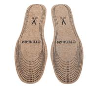 NAMOARLY 2 Paar Dicke Faser Einlegesohlen für Damen mit Atmungsaktivem Komfort und Verschleißfestem Material für Sportschuhe und Winterstiefel Individuell Zuschneidbar