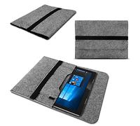 NAmobile Notebook Sleeve Tasche kompatibel für Lenovo ThinkPad X1 Fold 13.3 Zoll Hülle Filz Cover Schutzhülle Schutz Cover Universal Laptoptasche, Farben:Grau
