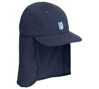 Namuk - Kid's Ray Sonnenhut mit Nackenschutz - Cap, Gr. 54 cm-56 cm L, blau (TrueNavy)