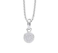 NANA KAY Very Petite Halskette 925´er Sterling Silber mit rundem Anhänger mit Zirkonia ST1156