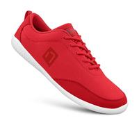 nanga Sneaker Merinorunner Barefoot (100% Schurwolle) rot Herren, Größe Euro (US) 46