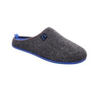 Nanga Erwachsene - Unisex Wool Slipper - Hausschuhe für Damen & Herren, Unisex Filz-Pantoffeln, Slipper mit Rutschfester Gummi-Sohle, Warme Pantoletten aus Wollfilz, Wechselfußbett blau 45