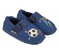 nanga Hausschuhe Slipper Goal - 100% Baumwolle - blau Kleinkinder/Kinder (Größe 26-30), Größe Euro (US) 26
