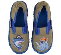 nanga Hausschuhe Slipper lustige Piraten braun/blau Kleinkinder/Kinder (Größe 26-30), Größe Euro (US) 27