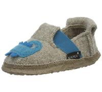 Nanga Jungen Funny Croco Niedrige Hausschuhe, Natur, 27 EU