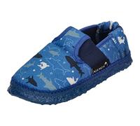 Nanga Jungen Low Shark Hausschuh, Mittelblau, 33 EU
