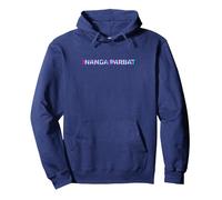 Nanga-Parbat, Geographie, Urlaub Reise Reiseliebhaber Pullover Hoodie, Unisex für Erwachsene, Marineblau, S