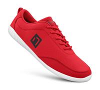 nanga Sneaker Merinorunner Barefoot (100% Schurwolle) rot Damen, Größe Euro (US) 41