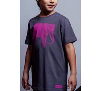 NanMa Bio-Baumwoll-Shirt Elefant | handbedruckt in Österreich | Kinder l regular Fit | grau | lokal & fair & vegan 9-11j