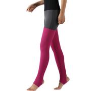 Nanxson Damen Beinwärmer Winter Gerippt Gestrickt Beinstulpen Strumpf für 80er Jahre Party Dance Sport Yoga TTW0072 (rose)