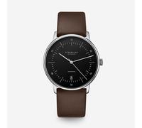 Naos Automatik schwarz - Leder - Premium dunkelbraun