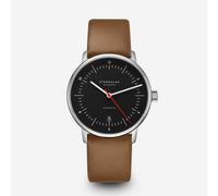 Naos Automatik schwarz rot - Leder - Premium braun