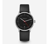 Naos Automatik schwarz rot - Leder - Premium schwarz