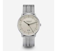 Naos Großdatum alabaster - Edelstahl - SuperSlim silber