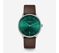 Naos grün - Leder - Premium dunkelbraun
