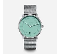 Naos türkis - Edelstahl - Milanaise silber