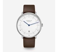 Naos XL weiß - Leder - Premium dunkelbraun XL (85 + 128 mm)