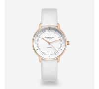 Naos XS Automatik roségold - Leder - Klassik weiß