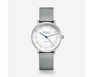 Naos XS Automatik silber - Edelstahl - Milanaise silber