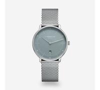 Naos XS Edition Flora eisblau - Edelstahl - Milanaise silber