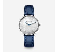 Naos XS Edition Perlmutt weiß - Leder - Noble dunkelblau