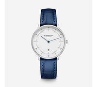 Naos XS silber - Leder - Noble dunkelblau