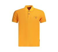 Napapijri Arancione Baumwoll Herren Poloshirt L