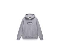 Napapijri Box Logo Kapuzenpullover M Medium Grey Melange