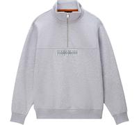 Napapijri B-box Logo Half Zip WI light grey melange (795) XXL