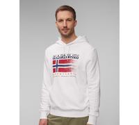 Napapijri B-kreis H Kapuzenpullover Für Herren In Weiß Np0a4hpe0021-100 Weiß M