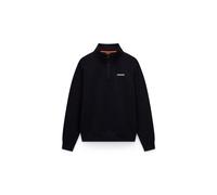 Napapijri Herren Sweatshirt B-Small Box HZ 1/2-Zip Schwarz XL