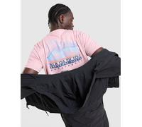 Napapijri Back Graphic T-Shirt - Herren, Rosa - XL
