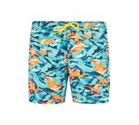 NAPAPIJRI Badeshorts Herren Mikrofaser orange gemustert, XXL